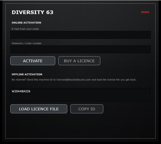 The activation window